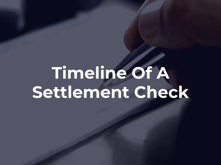 How Long Does It Take To Receive A Settlement Check?Gary C. Johnson ...